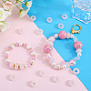 20Pcs Natural Rose Quartz European Beads G-SP0001-01B-04-4