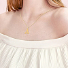 1pc 304 Stainless Steel Letter Pendant Necklaces NJEW-LP0001-38A-G-4