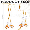 1Pc Resin with Nylon Cord Mobile Accessories Decoration HJEW-LP0002-13E-2