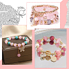 DIY Round Imitation Acrylic Pearl and Glass Beads Jewelry Making Finding Kits DIY-SP0002-78E-5