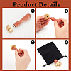 1Pc Golden Tone Brass Stamp Head DIY-OC0004-51P-4