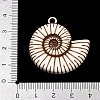 Spray Painted Opaque Acrylic Pendants ACRP-F003-03A-3