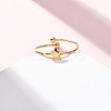 304 Stainless Steel Open Cuff Ring for Women RJEW-A071-01E-G-2