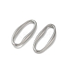 304 Stainless Steel Oval Linking Rings STAS-L300-010B-P-2