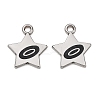 Alloy Enamel Pendants ENAM-G235-10P-01-1