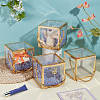 Foldable Hot Stamping Transparent PVC Packaging Boxes CON-WH0123-24A-02-4