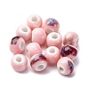 Bright Glazed Porcelain Beads PORC-D300-A23-1