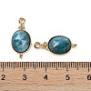 Natural Apatite Faceted Pendans KK-L218-003G-01-3