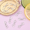 10Pcs Tibetan Style Alloy Links/Connectors TIBE-YW0001-91-4