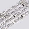 Tarnish Resistant 304 Stainless Steel Cable Chains CHS-K007-07A-1