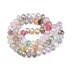 Transparent Glass Beads Strands GLAA-T023-8mm-A15-2