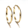 304 Stainless Steel Hoop Earrings EJEW-P091-34A-1