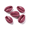 Baking Paint Cowrie Shell Beads SSHEL-M023-01J-1