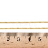 1.2MM Brass Curb Chain Necklaces for Women NJEW-K271-03G-5