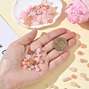 130Pcs 11 Styles Synthetic Coral & Natural Pink Opal & Dyed Malaysia Jade & Rose Quartz & Pink Aventurine Beads G-YW0002-98-3