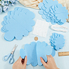 Felt 3D Colud Hanging Ceiling Ornaments HJEW-WH20010-07A-3