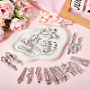 Zinc Alloy & Iron Alligator Hair Clips PHAR-SP0001-04A-3