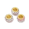Alloy Rhinestone Clay Pave Beads ALRI-D300-04G-01-1