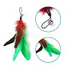 Mega Pet Cat Teaser Replacement Feather with Bell AJEW-MP0001-21-4