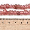 Natural Strawberry Quartz Beads Strands G-P622-B01-02-5