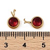 Ion Plating(IP) 304 Stainless Steel Micro Pave Cubic Zirconia Charms STAS-Z094-02G-09-3