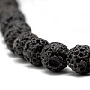 Natural Lava Rock Beads Strands G-S255-8mm-06-3