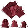 18Pcs 3 Styles Rectangle Velvet Drawstring Pouches TP-FS0001-04C-3