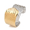 304 Stainless Steel Cuff Bangles for Women BJEW-G757-12GP-4