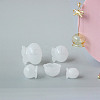 10Pcs 5 Colors Handmade Blown Glass Flower Beads GLAA-GO0001-05A-5