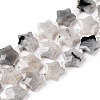 Natural Grey Labradorite Beads Strands G-T138-184-4
