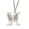 201 Stainless Steel Necklaces NJEW-Q336-01X-P-1
