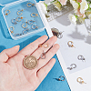 10 Pairs 2 Style 304 Stainless Steel Half Hoop Earrings EJEW-DC0001-02-3