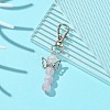 Angel Glass Pendant Decorations HJEW-YW00009-06-2