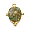 304 Stainless Steel Enamel Pendants STAS-H201-02G-02-1