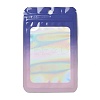 Rectangle Glitter Holographic PVC Zip Lock Bags ABAG-P011-01D-03-1