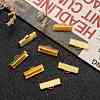Iron Ribbon Crimp Ends IFIN-S008-G-4
