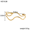 Stainless Steel Cuff Bangles STAS-OY011-41G-2