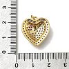 Brass Micro Pave Cubic Zirconia Pendants KK-C090-42G-05-3