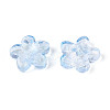 Baking Paint Transparent Glass Beads DGLA-N014-08A-08-2
