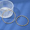 201 Stainless Steel Hoop Earrings LS-EJEW-Q026-16G-D-5