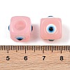 Resin Evil Eye European Beads RESI-A021-20-3