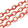 304 Stainless Steel Enamel Cable Chains CHS-N008-07G-02-1