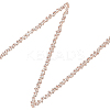 1 Yard Crystal Hotfix Rhinestone Bridal Belt Trim Chain DIY-FG0004-44B-1