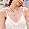 DIY Square Glass Cork Bottle Pendant Making Kit DIY-TA0009-63-8
