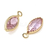 Brass Pave Cubic Zirconia Charms CU-CBABEB3-06G-02-2