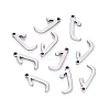 Tarnish Resistant 201 Stainless Steel Charms STAS-R105-J-2