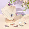 32Pcs 8 Styles 201 Stainless Steel Pendants STAS-UN0058-24-2
