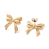 304 Stainless Steel Stud Earrings EJEW-S227-30G-08-2