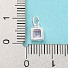 925 Sterling Silver Birthstone Charms STER-G035-01A-04-3