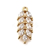 Brass Micro Pave Cubic Zirconia Pendants KK-F913-15G-1